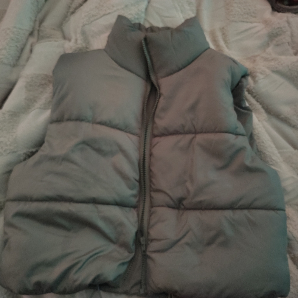 Gray Puffer Vest